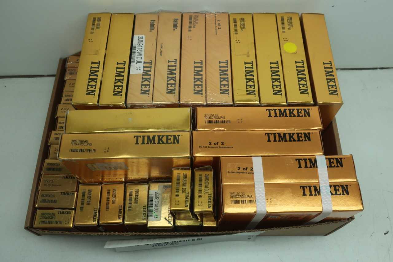 LOT OF ASSORTED TIMKEN SUPER PRECISION ROLLER BEARINGS - BEARINGS