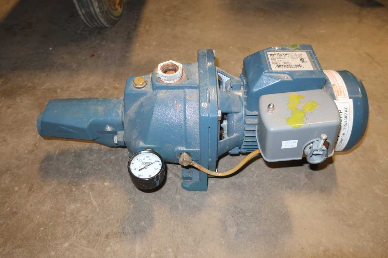 BURCAM CONVERTIBLE C.I. JET PUMP 506321 115/230V 1PH 60HZ 3450RPM 1/2HP - PUMPS