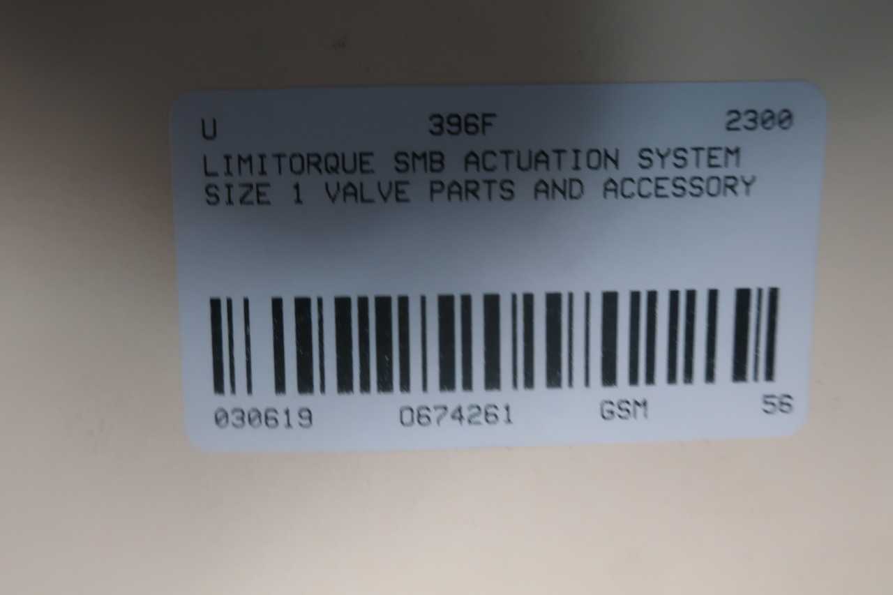 LIMITORQUE SMB SIZE 1 PNEUMATIC VALVE ACTUATOR - VALVES