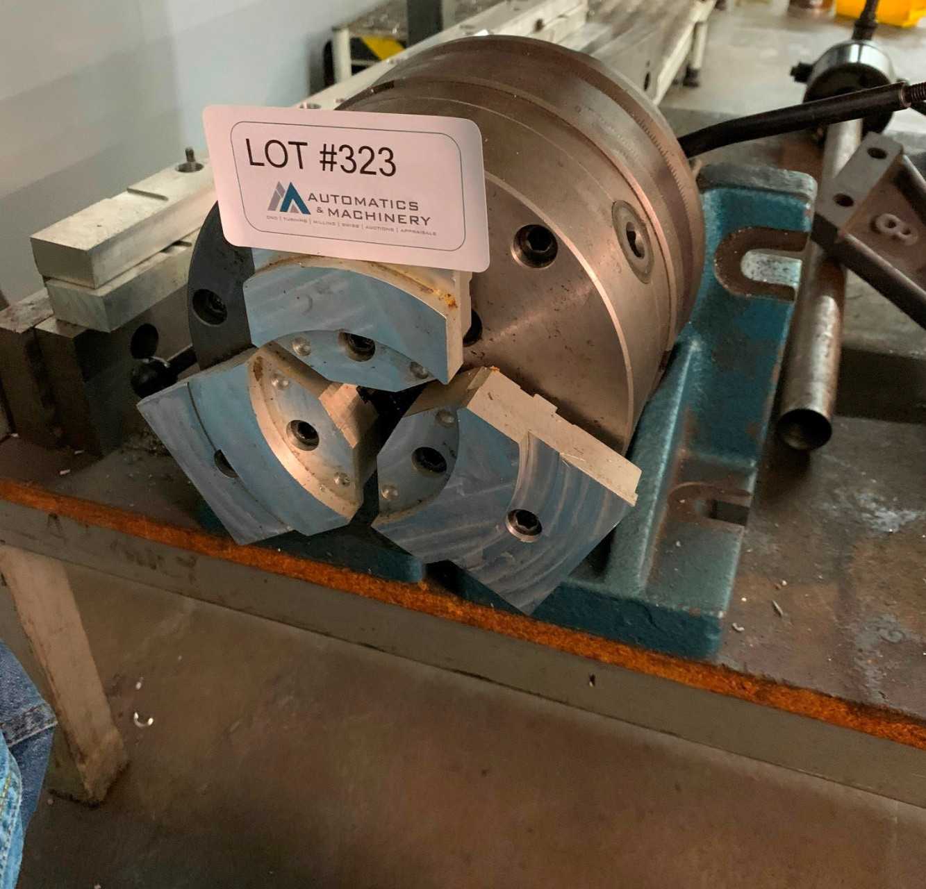 Manual Rotary Indexer with 10 inch 3-jaw chuck - MACHINING ACCESSORIES & TOOLING