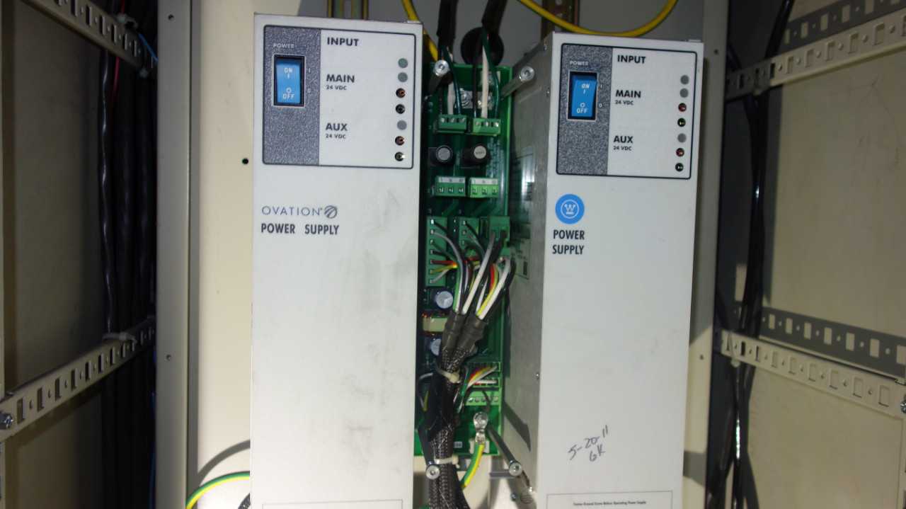 X2 WESTINGHOUSE OVATION CONTROL CABINET W/ MODULES - AUTOMATION & CONTROLS