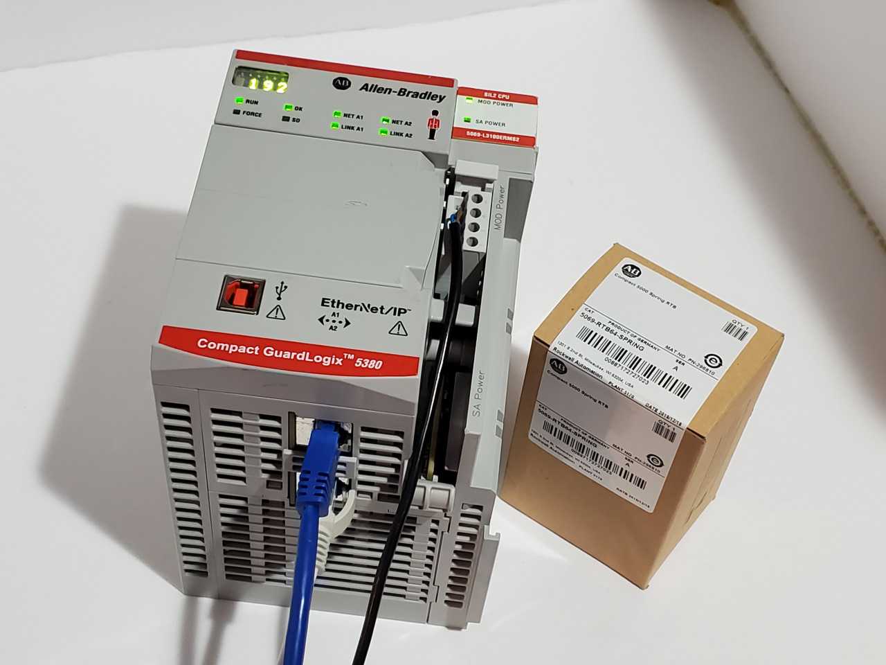 Allen Bradley CompactLogix 5069-L3100ERMS2 Plus Brand new 5069-RTB64 Spring - MISCELLANEOUS