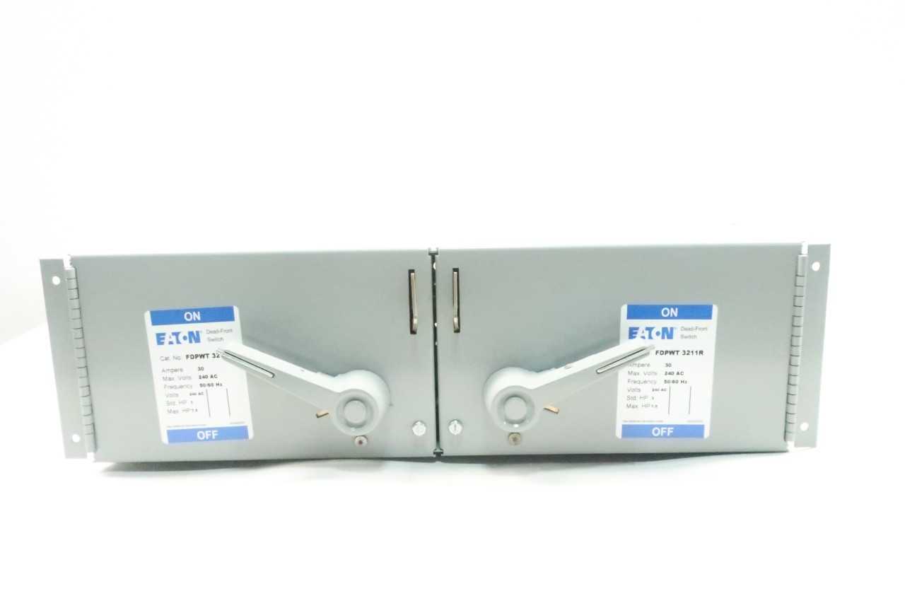 EATON FDPWT3211R DEAD FRONT 3P 30A AMP 240V-AC FUSIBLE DISCONNECT SWITCH - DISCONNECT SWITCHES