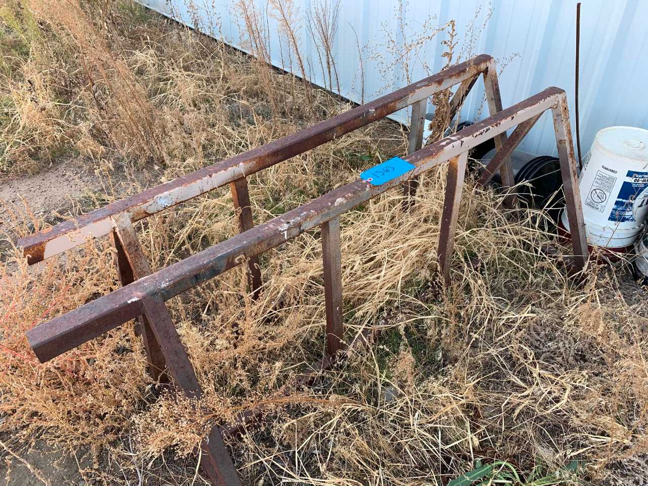 Metal Saw Horse x 2 - WELDING EQUIPMENT Metal Saw Horse x 2 - WELDING EQUIPMENT