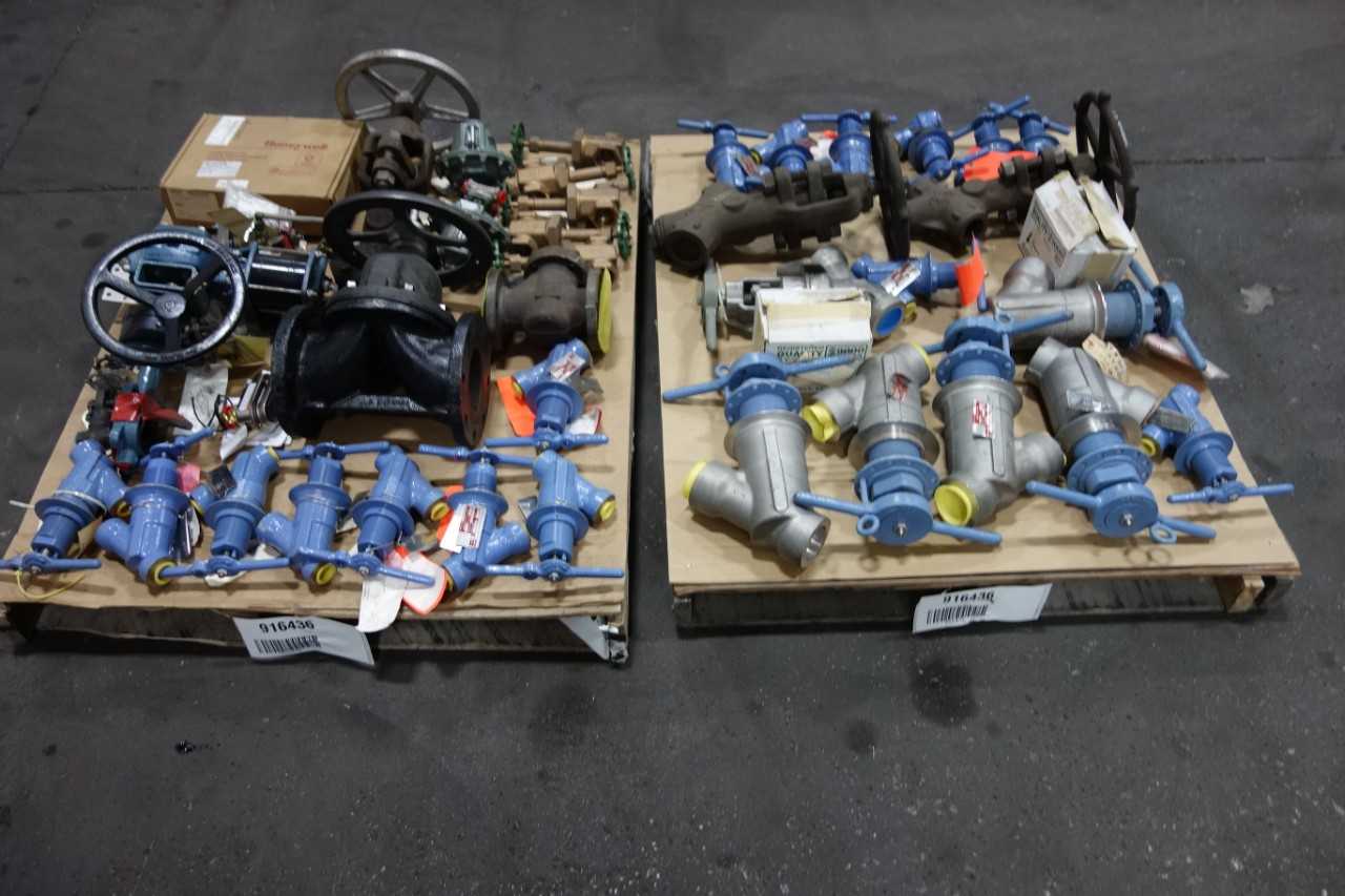 2 PALLETS OF ASSORTED VALVES - VALVES