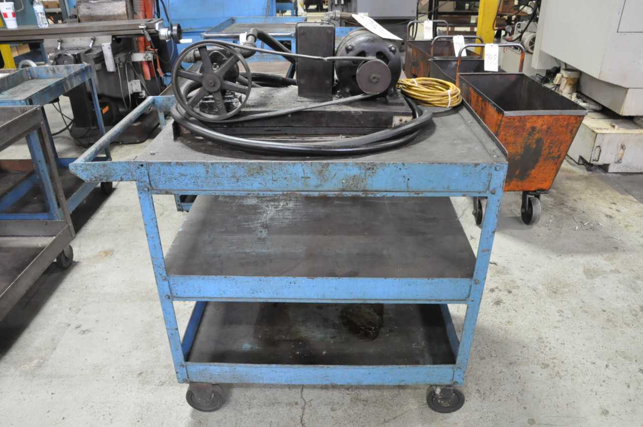 Electric Fluids Pump with Shop Cart - ELECTRIC MOTORS