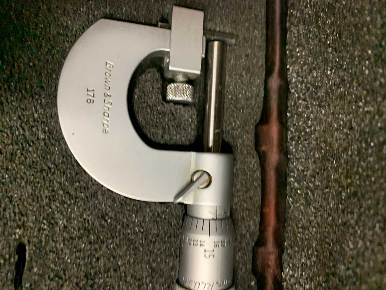 (2) Brown & Sharpe Micrometers - ELECTRIC POWER TOOLS (2) Brown & Sharpe Micrometers - ELECTRIC POWER TOOLS