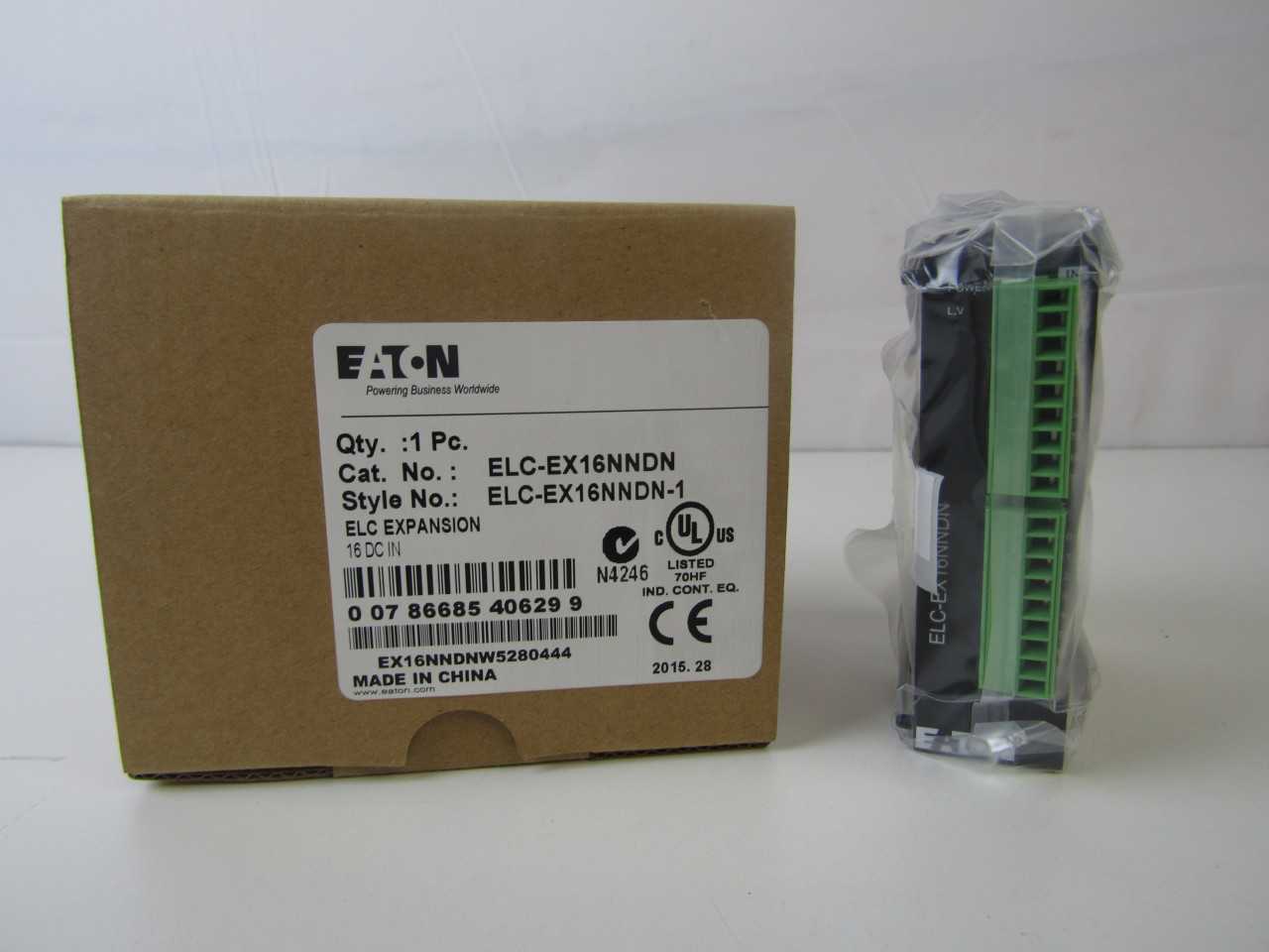 Lot of Qty 59x Eaton ELC-EX16NNDN PLC I/O Module ELC Expansion 16 DC Input - AUTOMATION & CONTROLS