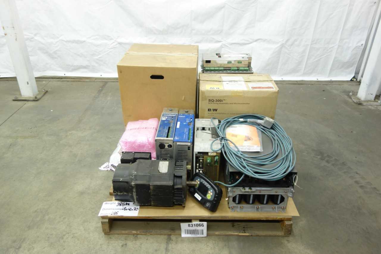 PALLET OF ASSORTED AUTOMATION AND CONTROLS - INDUSTRIAL PARTS