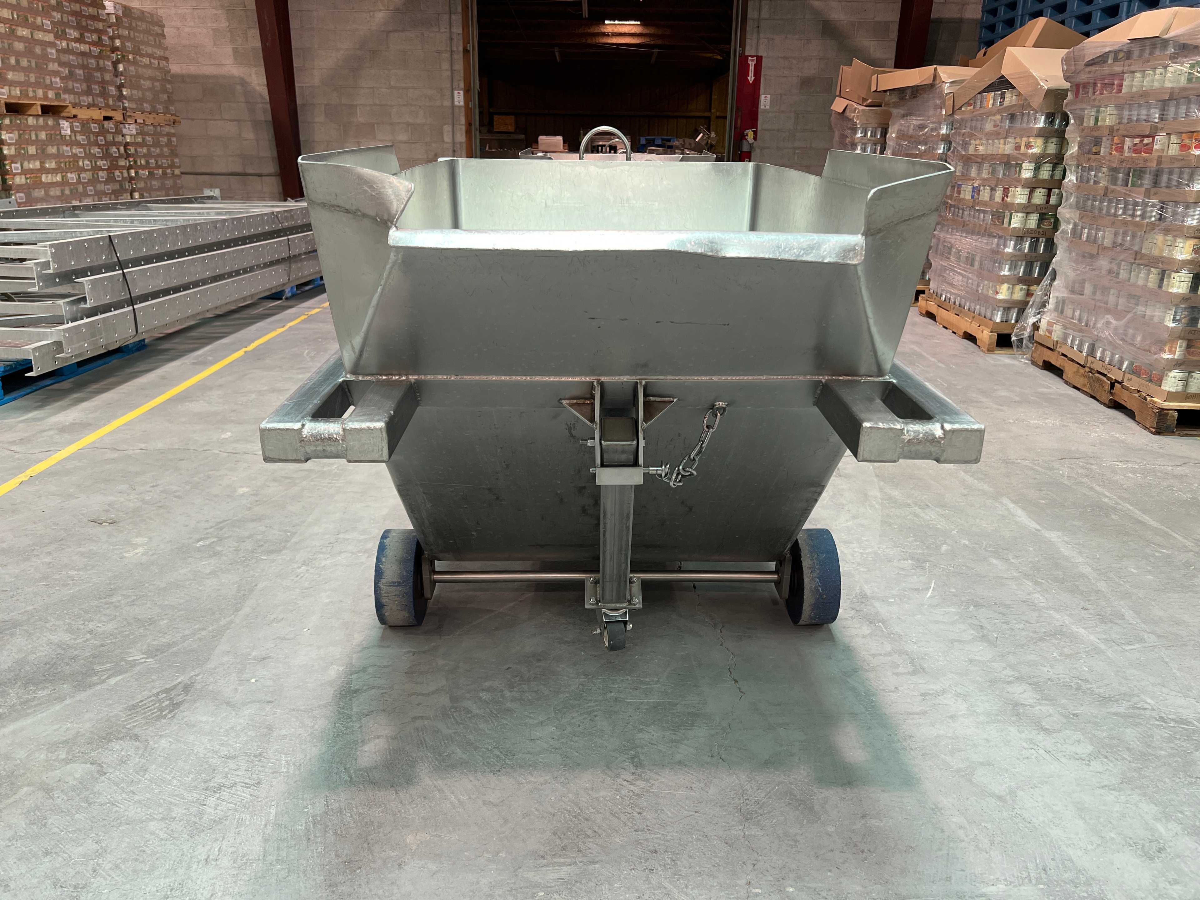 Stainless Steel Dump Cart Hopper