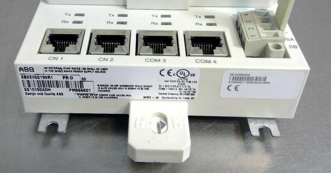 ABB 3BSE050199R1 Redundant Processor Catalog PM866K02 with Cable - AUTOMATION & CONTROLS