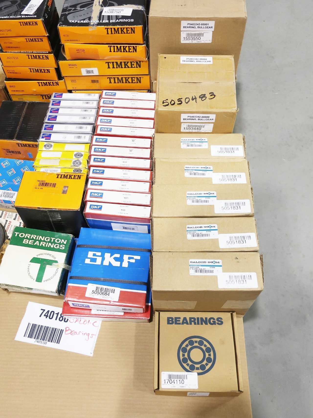 1 PALLET OF ASSORTED BEARINGS - BEARINGS