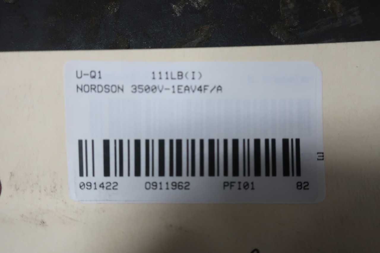 NORDSON 3500V-1EAV4F/A 200-240V-AC HOT MELT GLUE APPLICATOR - PACKAGING