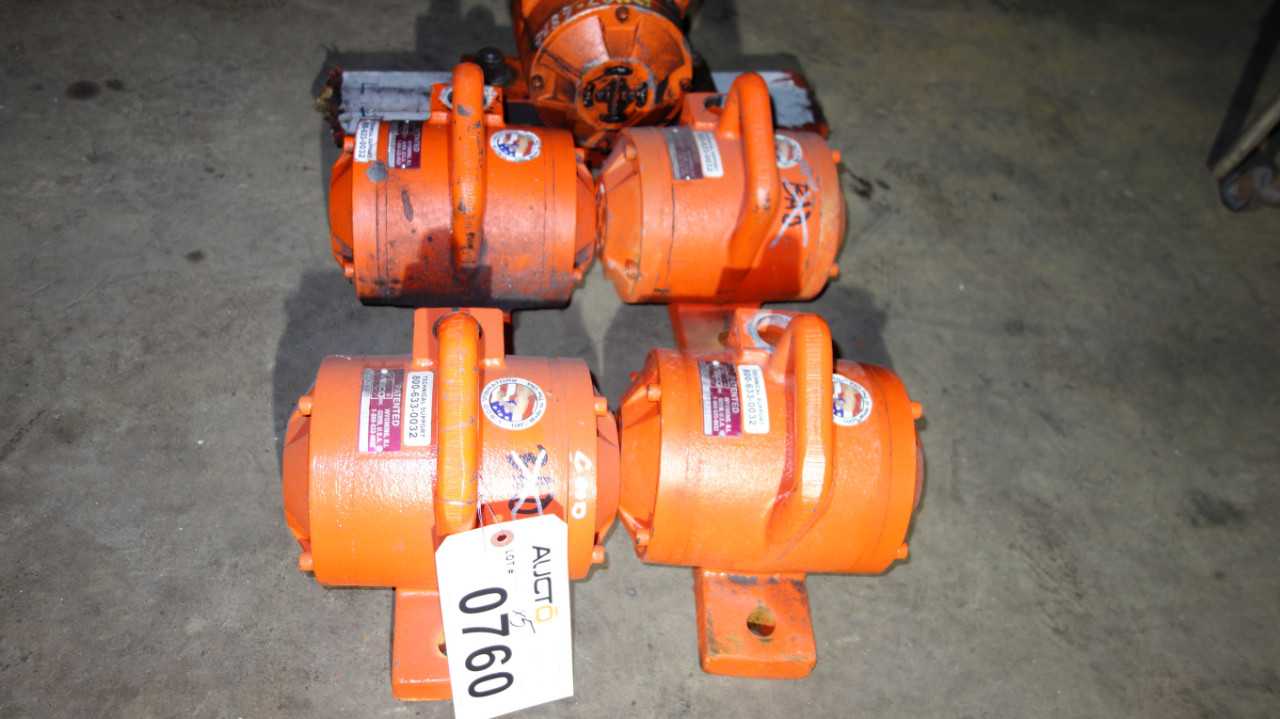 LOT OF 5 VIBCO CCF-5000 PNEUMATIC VIBRATORS - PNEUMATIC POWER TOOL