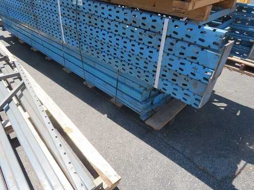 Pallet racks, all Blue rack sections only, LOT - MISCELLANEOUS