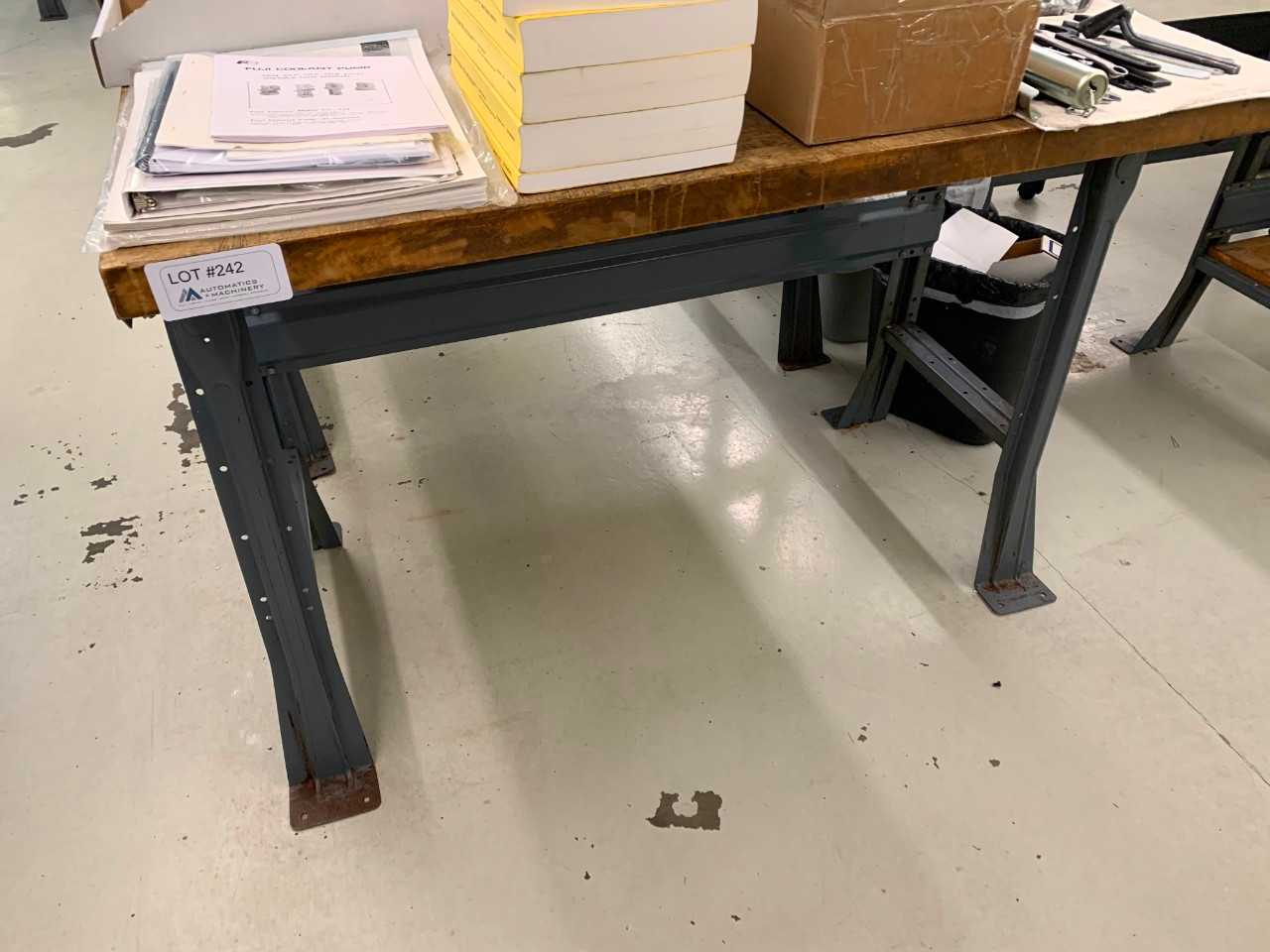 Butcher Block Work Bench - PLANT & FACILITY