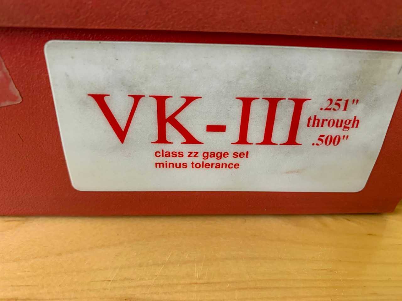 Van Keuren Pin Gage Set - ELECTRIC POWER TOOLS