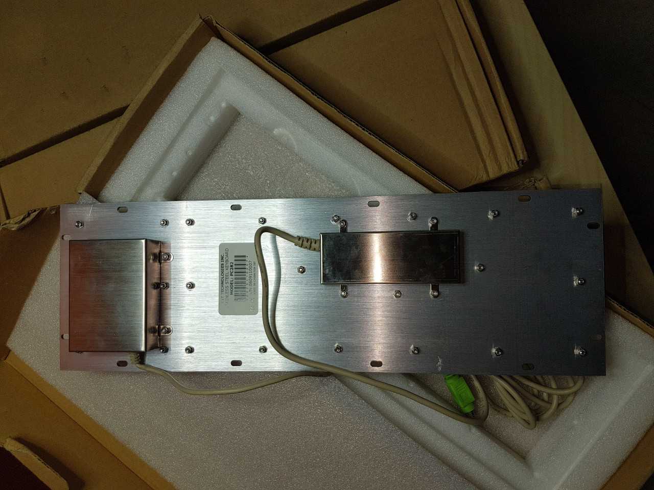 INDUSTERIAL STAINLESS STEEL KEY BOARD MODEL PC282 QTY 4 - MISCELLANEOUS