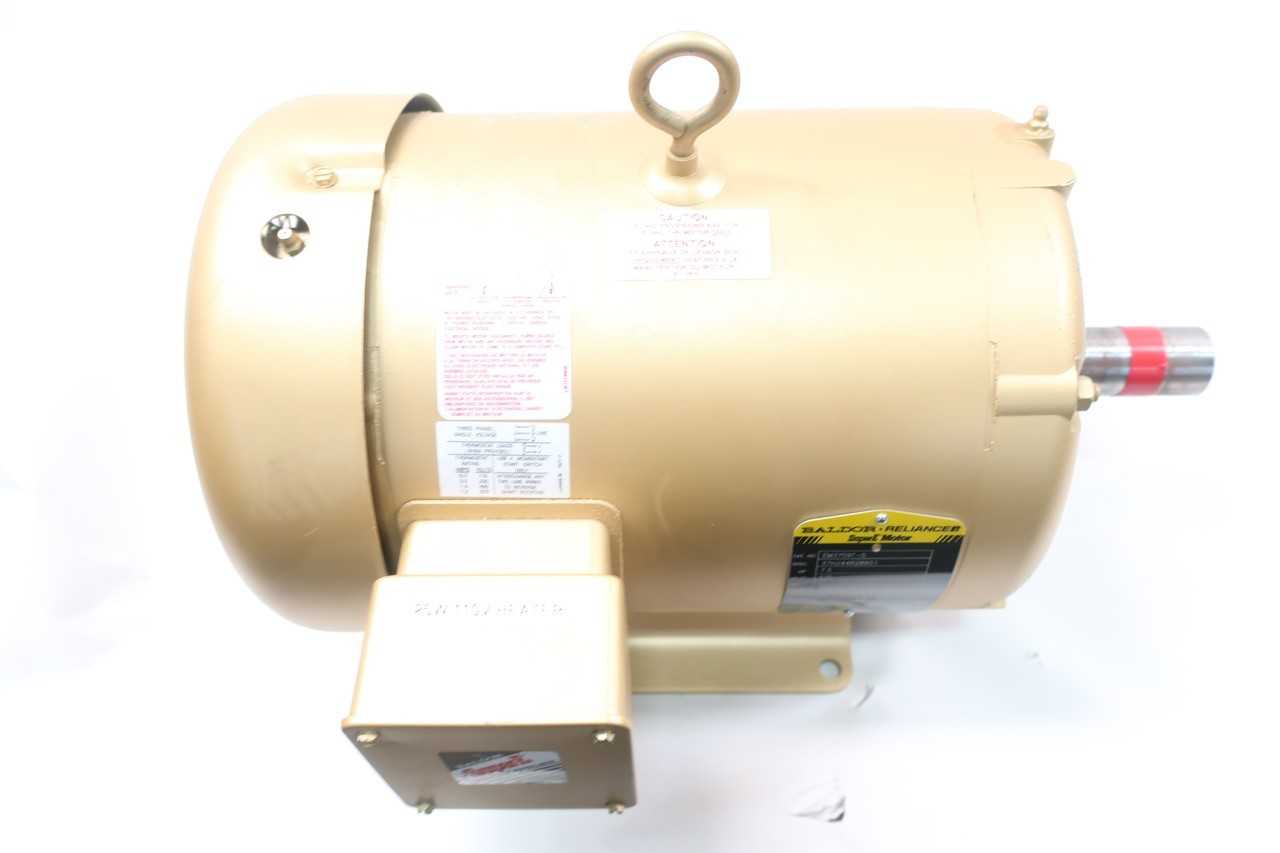 BALDOR EM3709T-5 SUPER-E MOTOR 213T 3PH 7-1/2HP 3520RPM - ELECTRIC MOTORS