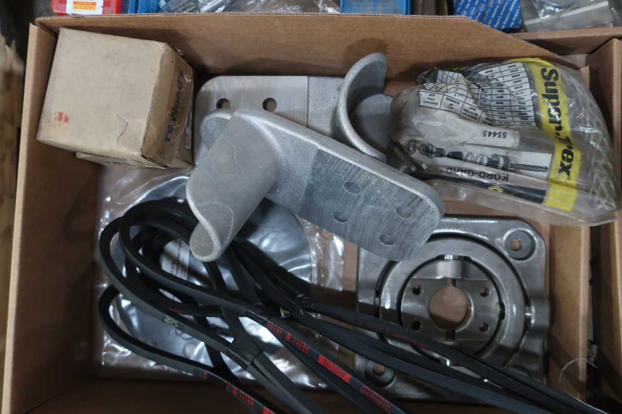 4 PALLETS OF ASSORTED MRO. - INDUSTRIAL PARTS