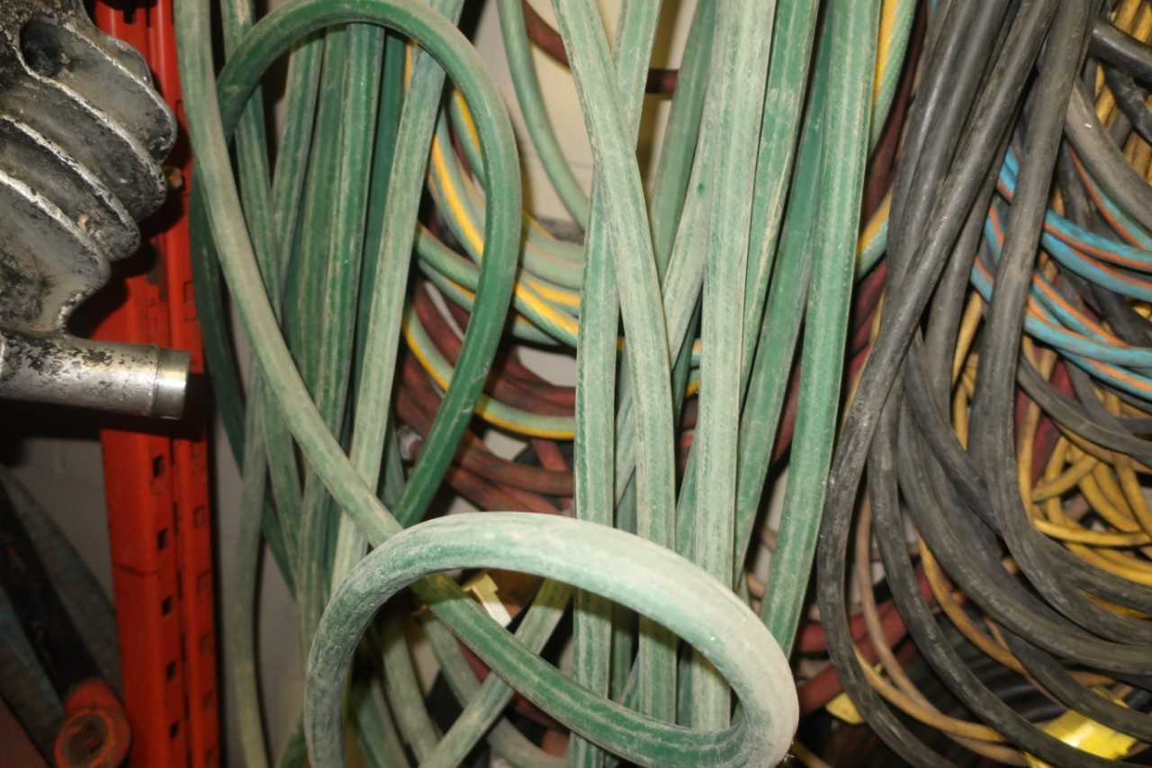 LOT OF 2 ASSORTED WATER GARDEN HOSES - ELECTRIC POWER TOOLS