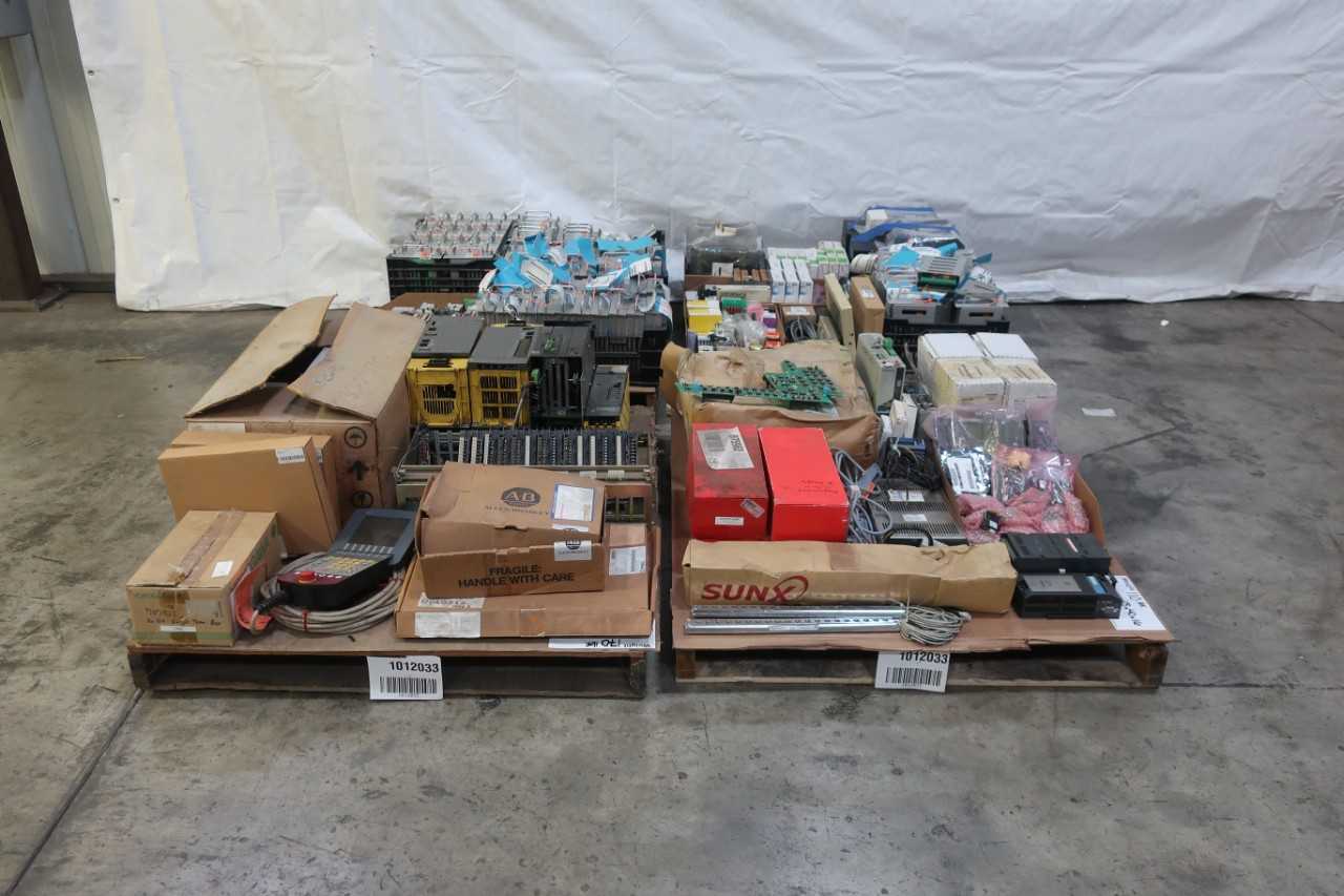 4 PALLLETS OF ASSORTED AUTOMATION AND ELECTRICAL CONTROLS - ELECTRICAL COMPONENTS
