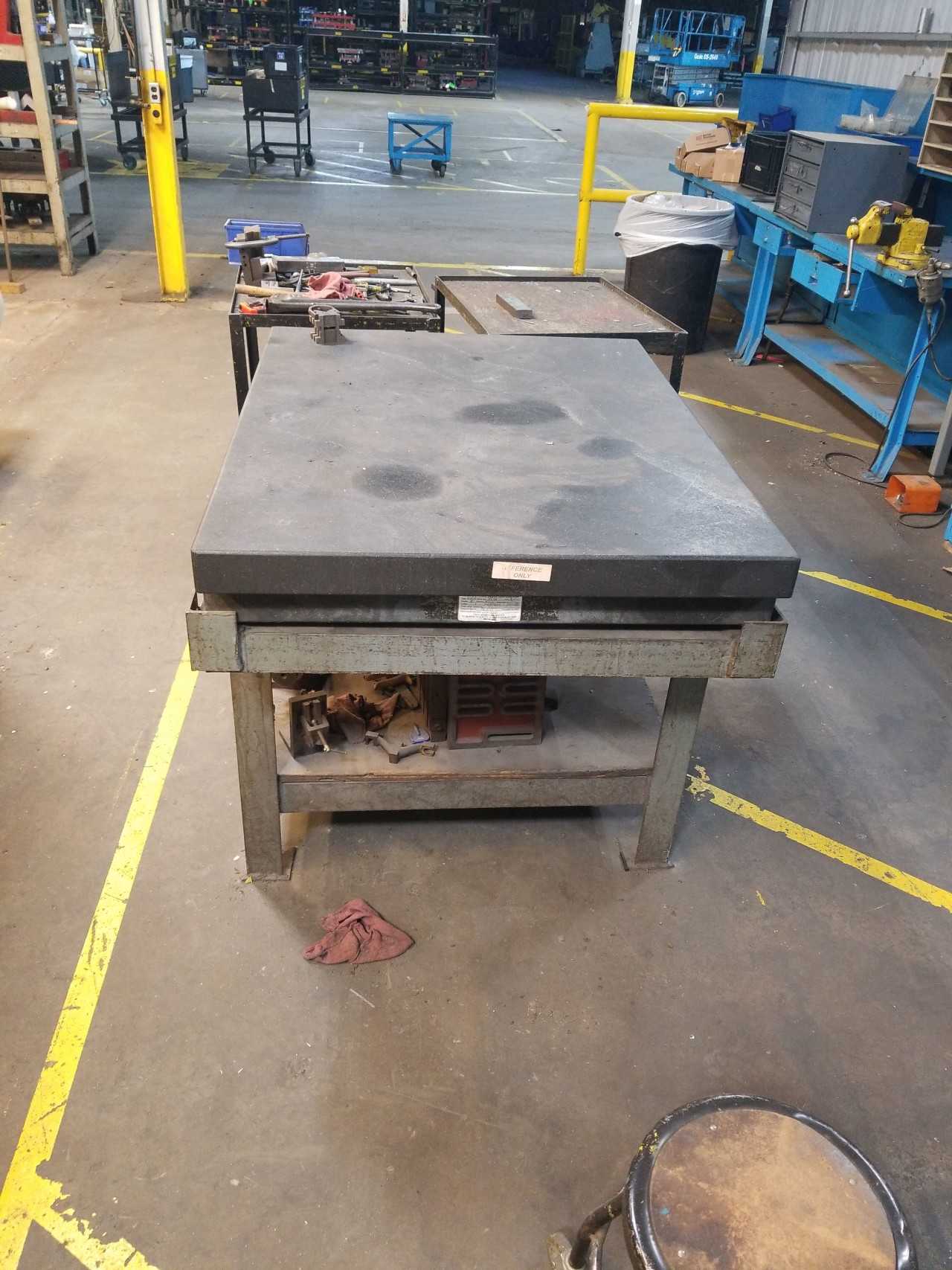 GRANITE SURFACE PLATE 48" X 36" - PLANT & FACILITY
