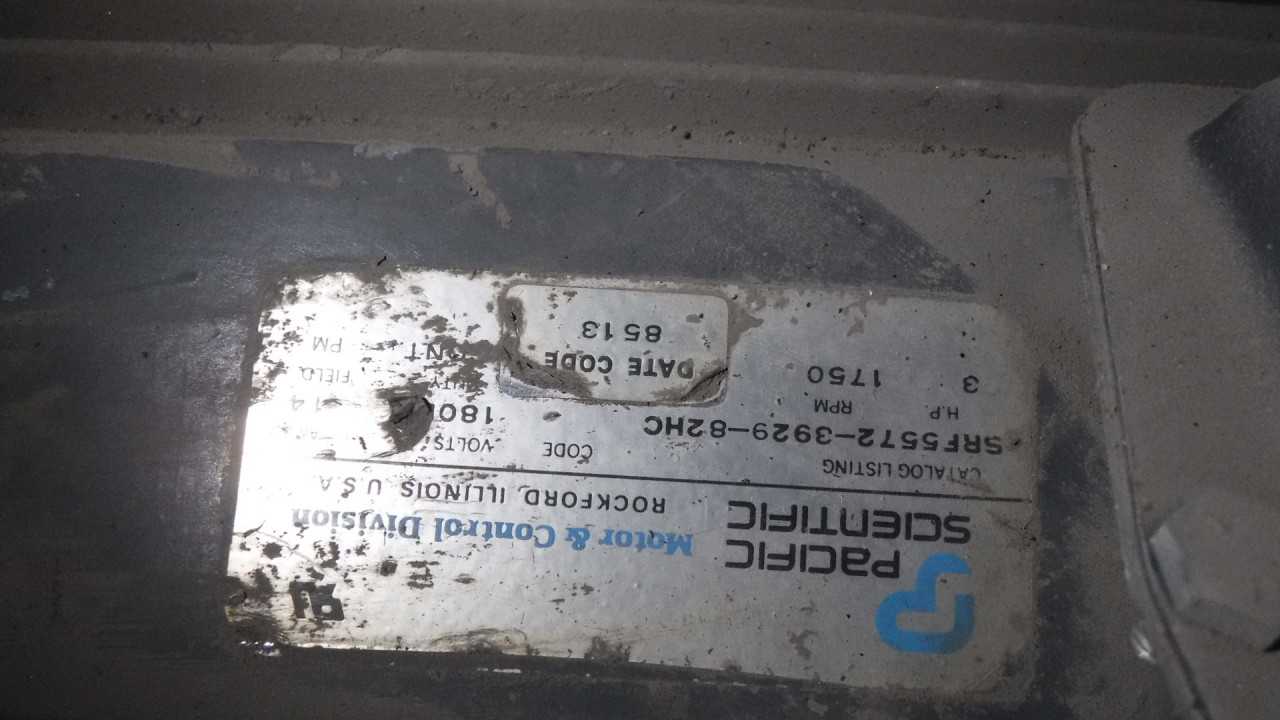 2 HP 1750 RPM Scientific Pacific Motor - ELECTRIC MOTORS