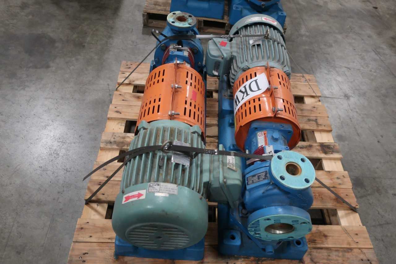 LOT OF 2 ASSORTED GOULD 3196 PUMP ASSEMBLIES - PUMPS