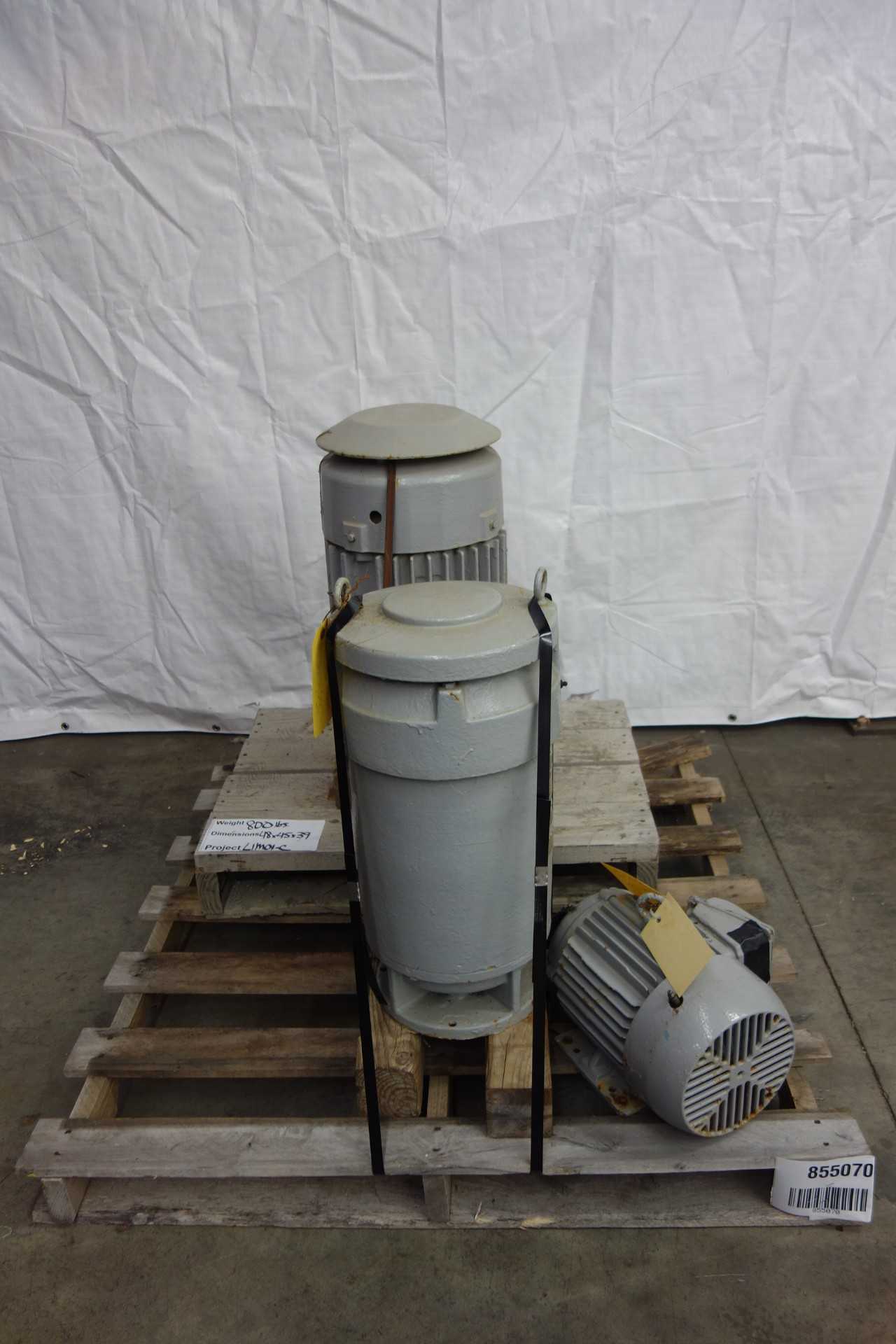 LOT OF ASSORTED GENERAL ELECTRIC MOTORS - ELECTRIC MOTORS