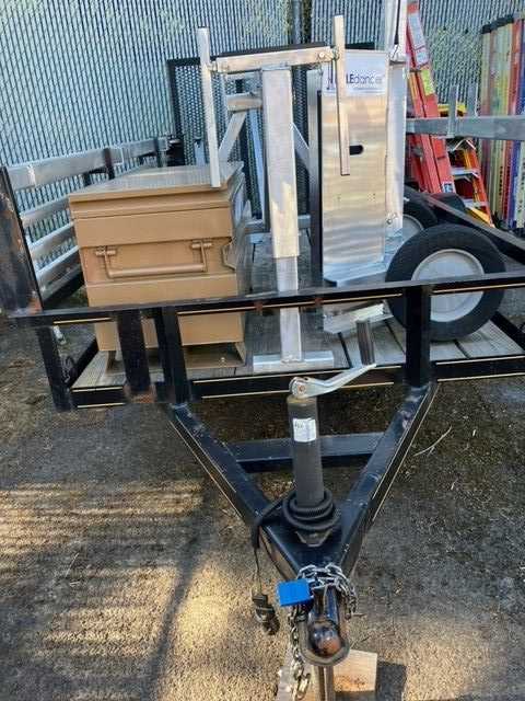 2018 Eagle American Trailer Company 5X10AFG Trailer with Light Pole Placing Unit - TRAILERS