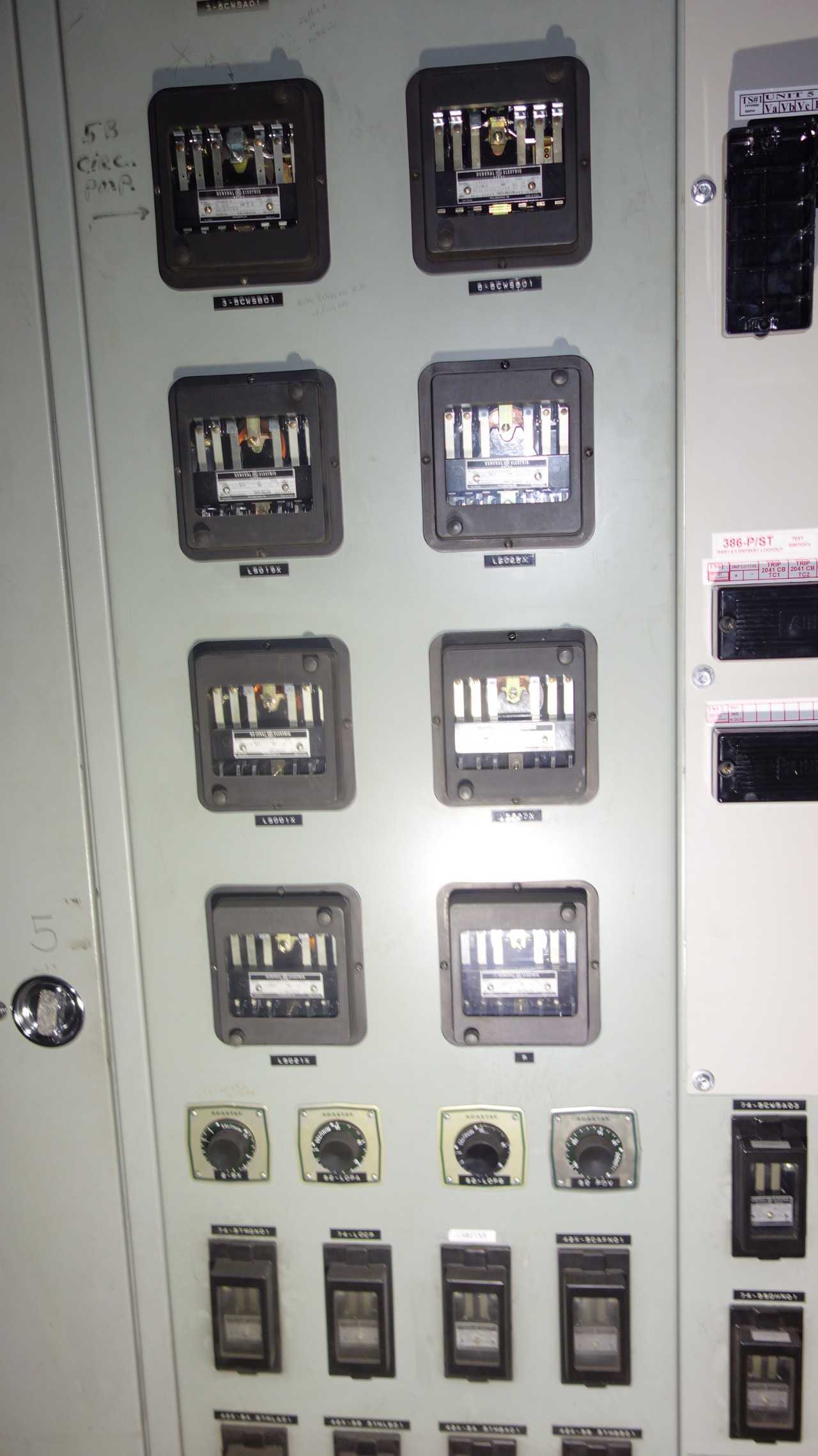 X8 PANELS OF ELECTRICAL RELAYS, SEL 387E (COMPONENTS) - AUTOMATION & CONTROLS