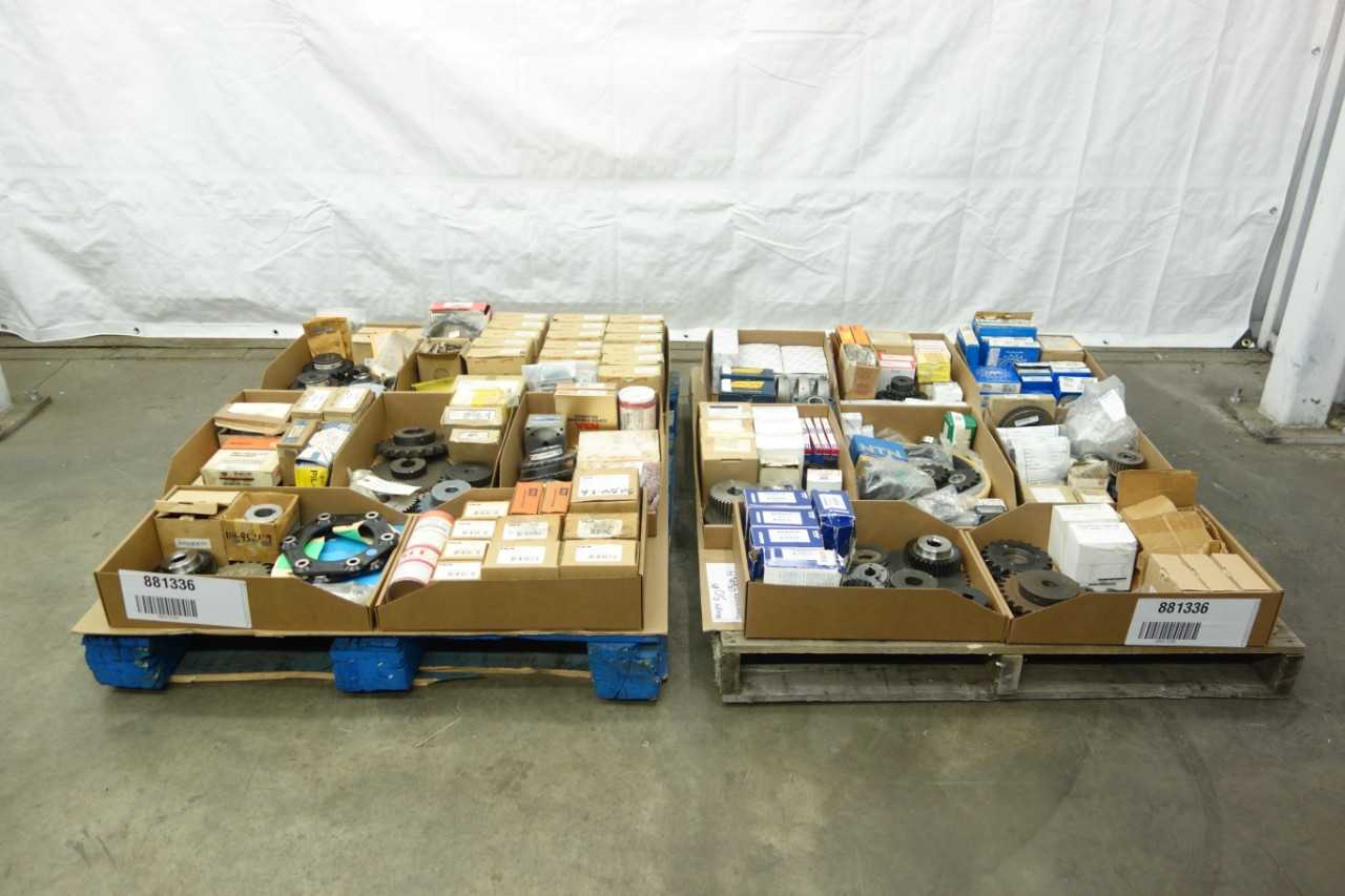 2 PALLETS OF POWER TRANSMISSION REPLACEMENT PARTS - POWER TRANSMISSION