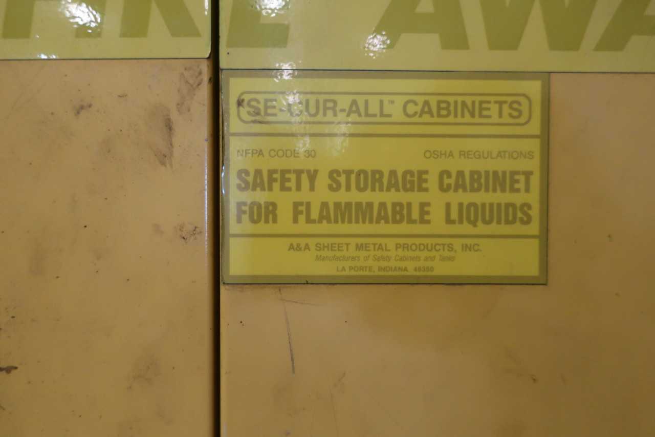 3 PALLETS OF ASSORTED TOOLS & SAFETY LUBRICANTS SAFETY CABINETS PUMPS - MISCELLANEOUS