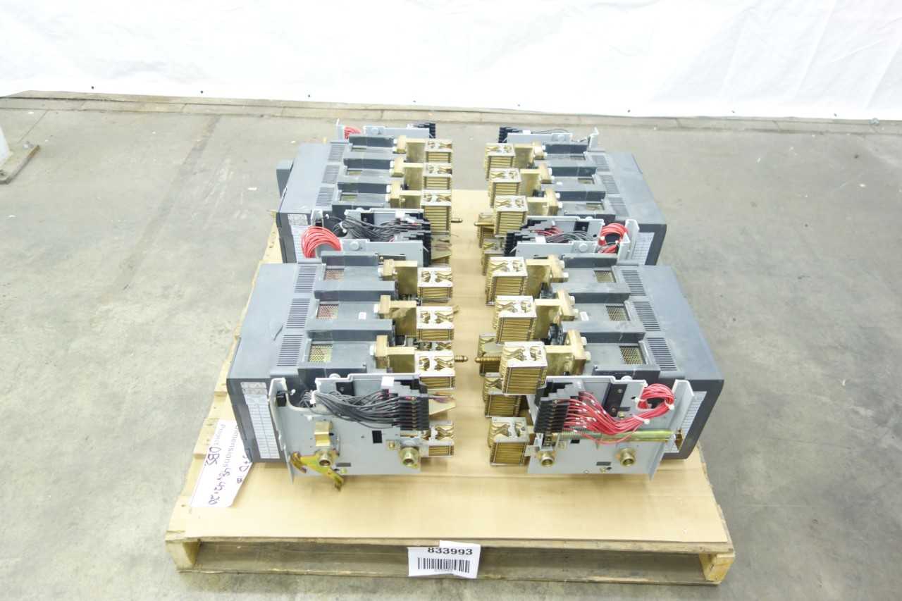 LOT OF 4 GENERAL ELECTRIC POWER BREAK II CIRCUIT BREAKERS - CIRCUIT BREAKERS