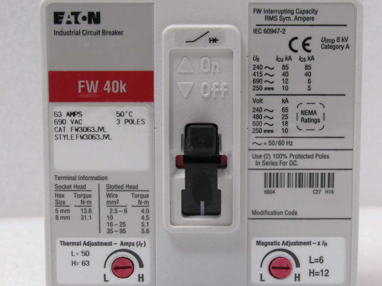 Eaton Circuit Breakers - CIRCUIT BREAKERS