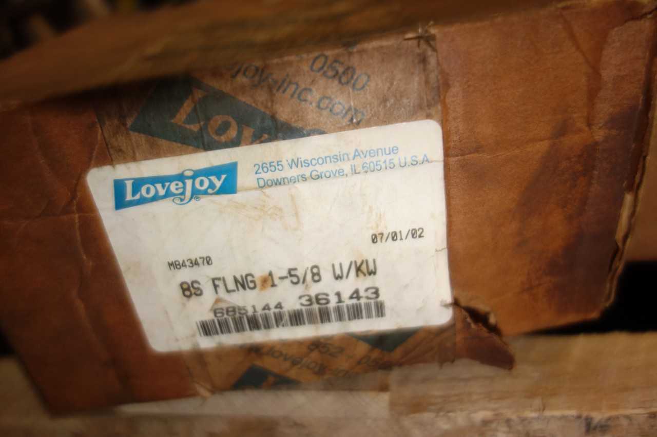 4 PALLETS OF ASSORTED POWER TRANSMISSION, GEAR REDUCERS, ROLLER CHAINS, COUPLINGS, SPARK PLUGS, MOTOR SLEEVES, REXROTH, LINK-BELT, LOVEJOY, FPS - POWER TRANSMISSION