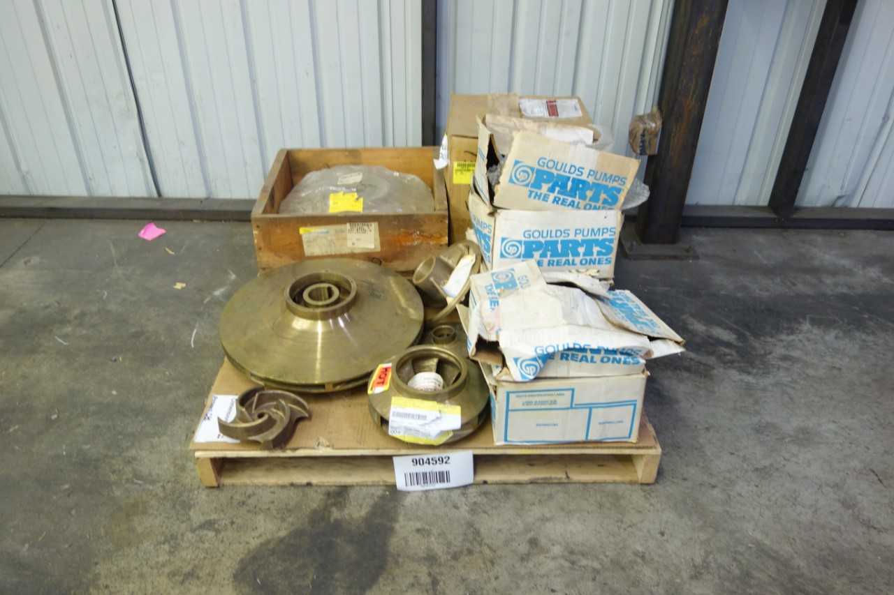 PALLET OF BRONZE PUMP IMPELLERS - PUMPS
