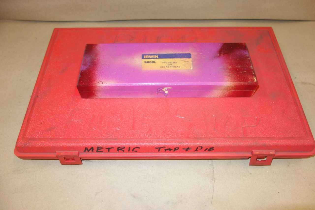 LOT OF 2 TAP & DIE SETS - ELECTRIC POWER TOOLS