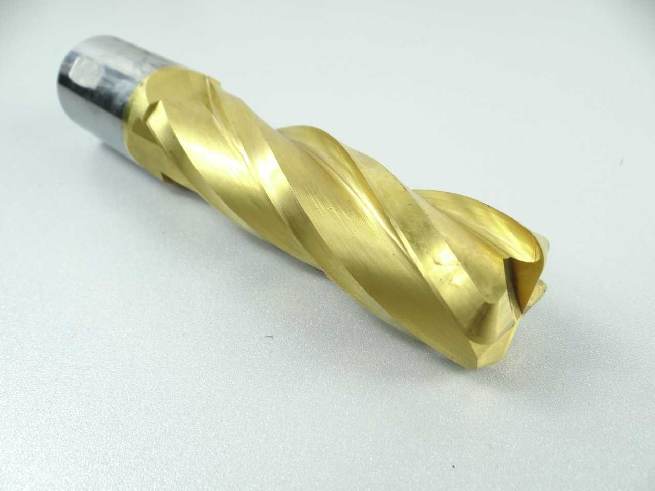 Solid Carbide Tin Coated Corner Radius End Mill - MACHINING ACCESSORIES & TOOLING