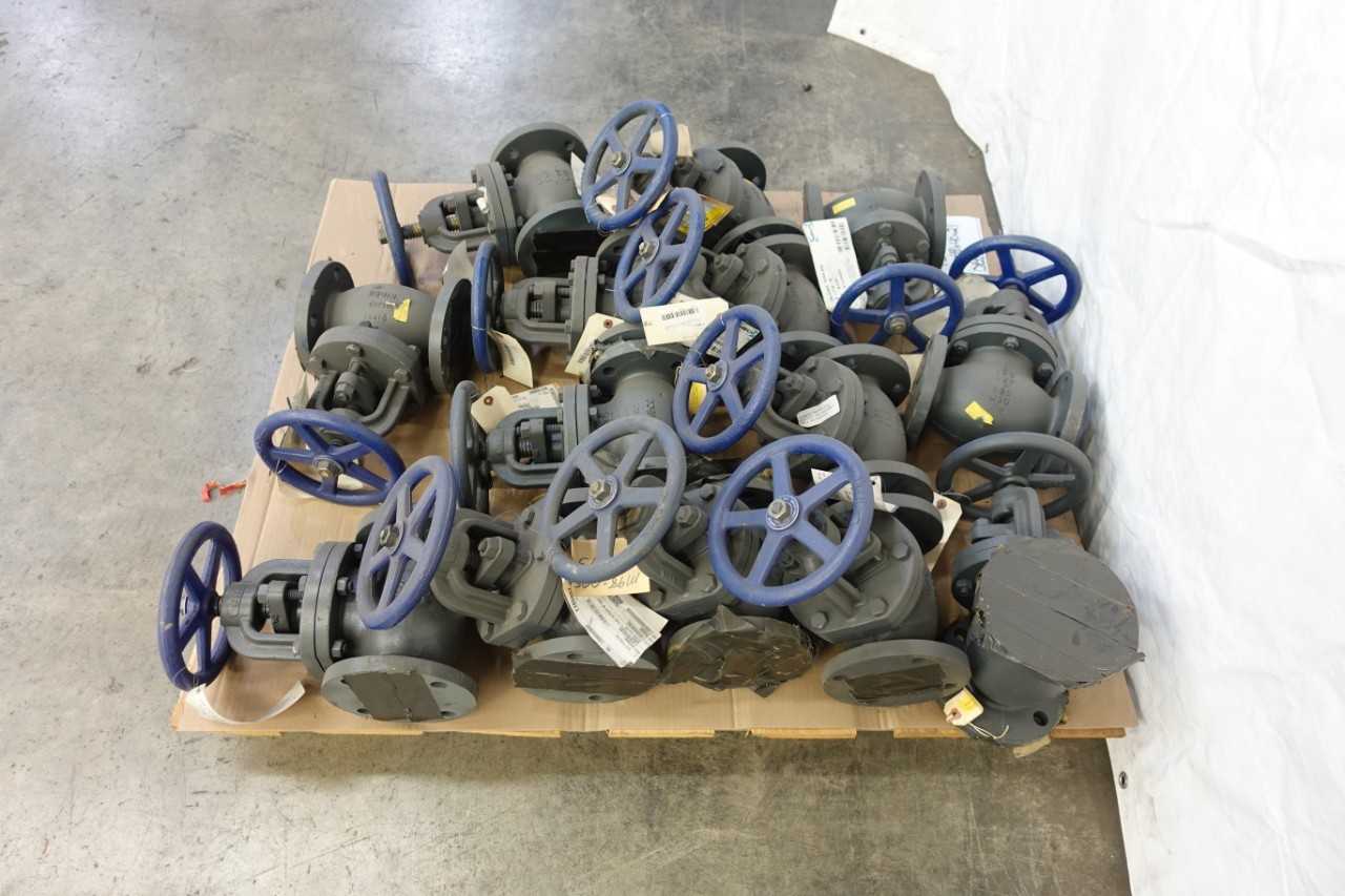 PALLET OF NIBCO F-718-B MANUAL GLOBE VALVE - GLOBE VALVE
