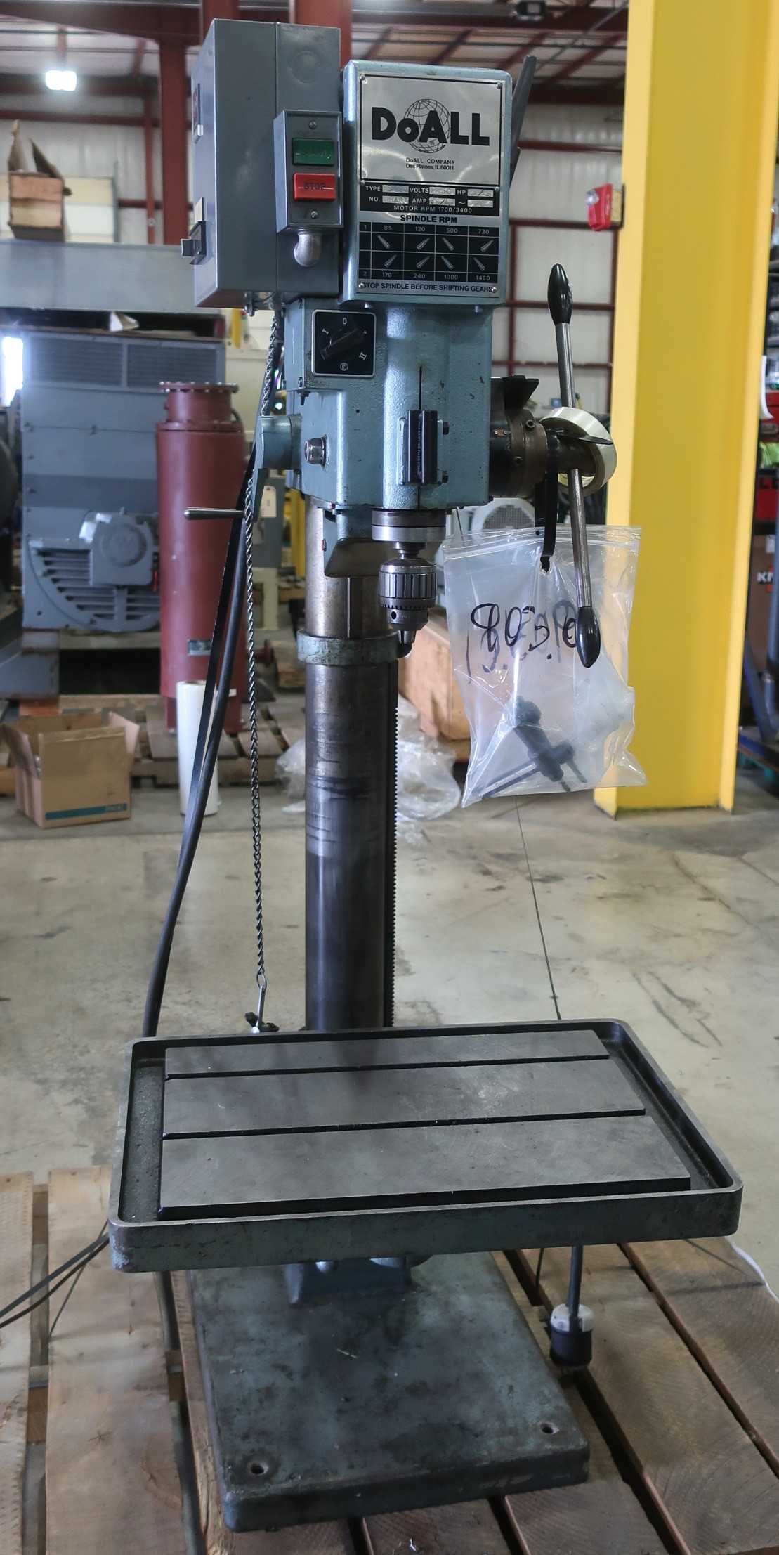 DOALL 25125 DRILL PRESS 230V 13HP 5.6AMP - UPRIGHT DRILL PRESSES