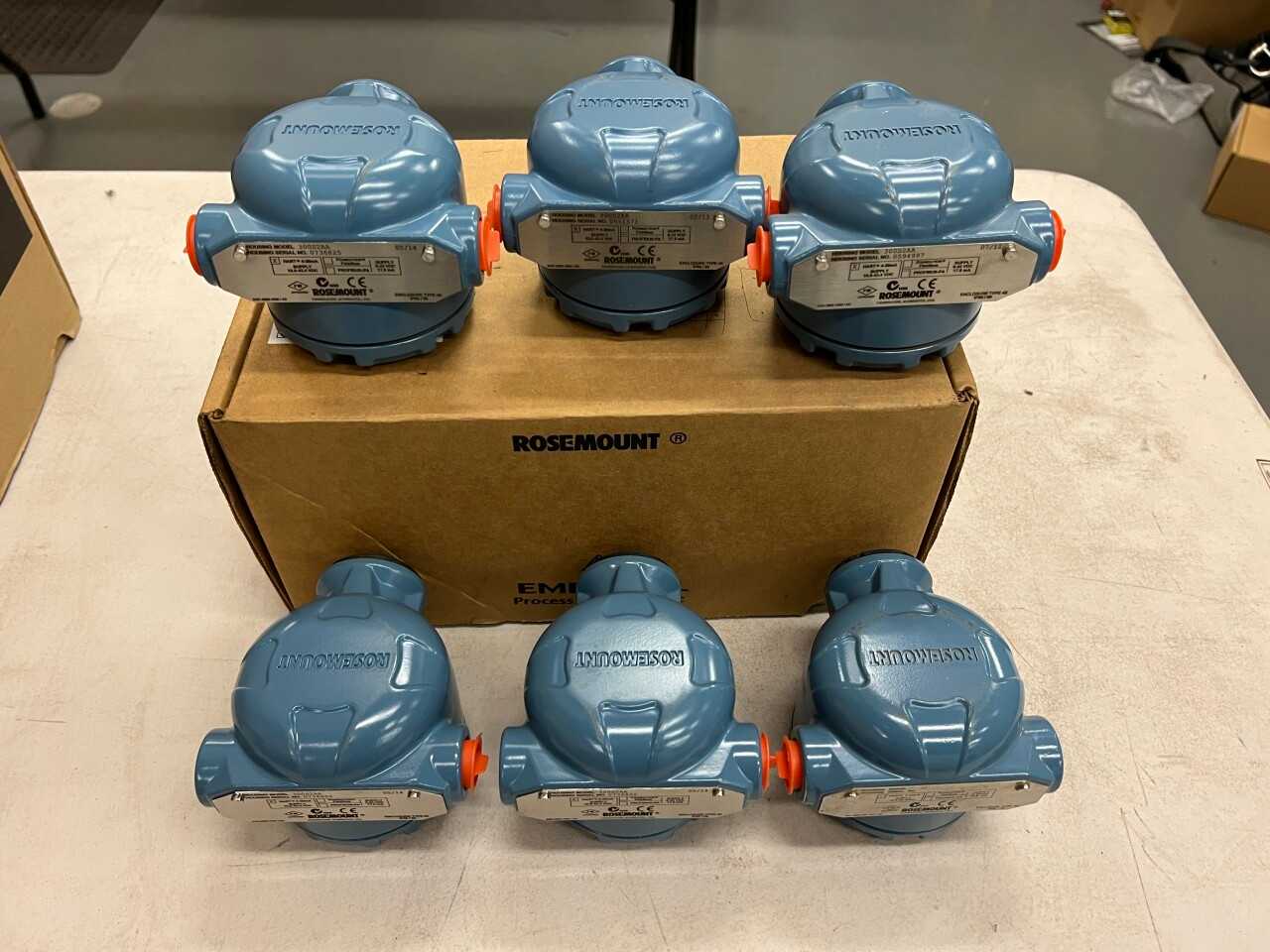 6x Rosemount 300S1 pressure transmitter heads - INSTRUMENTATION