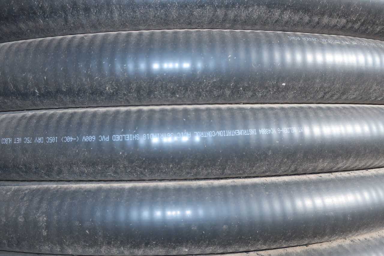 2 SPOOLS OF ASSORTED INSULATED CABLE-WIRE - ELECTRICAL COMPONENTS