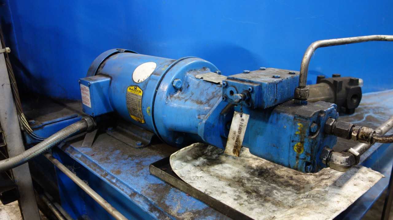 LOT OF 3 OILGEAR LSAY-P-1NNSN 5HP 230/460V-AC GEAR PUMP MOTOR, BALDOR CM3613T - ELECTRIC MOTORS