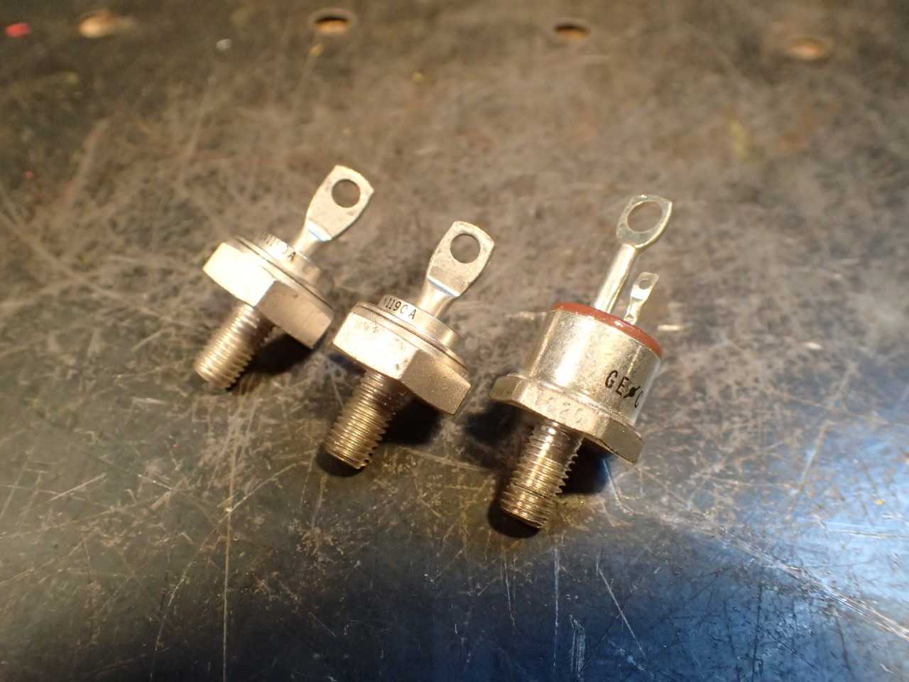 3 Piece Lot of GE C147M 8225 SCR Silicon Controlled Rectifiers NOS New Old Stock - MACHINING ACCESSORIES & TOOLING