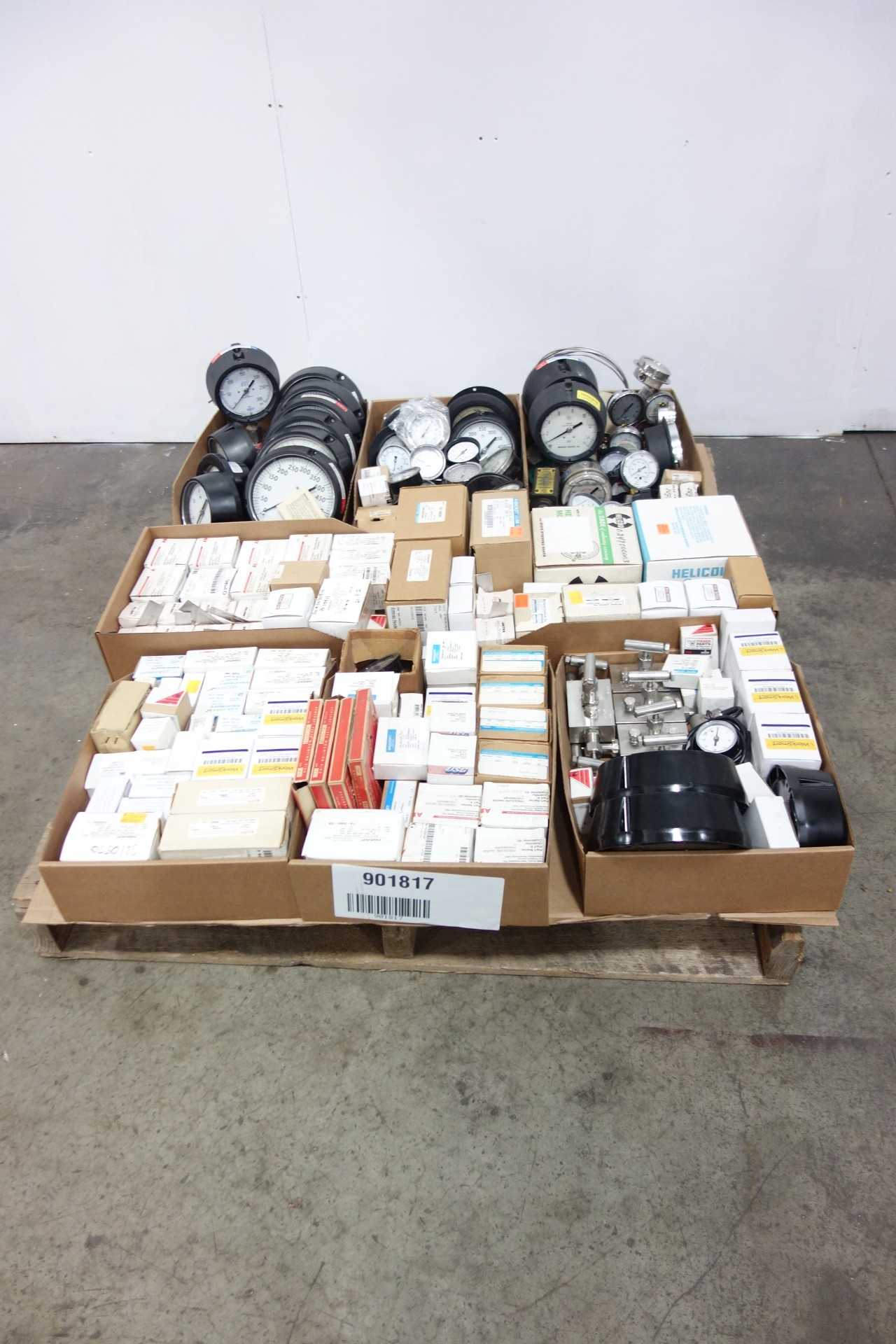 PALLET OF ASSORTED GAUGES - INSTRUMENTATION