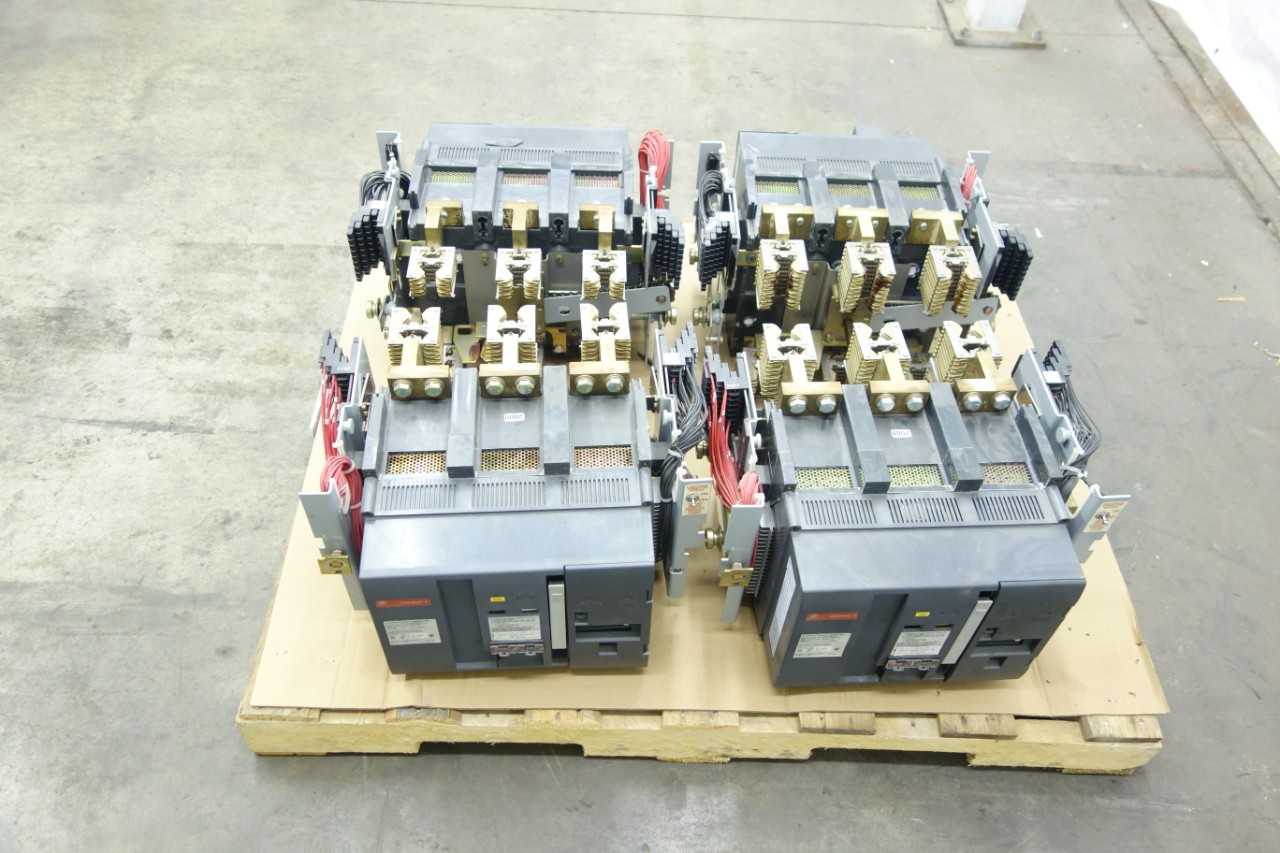 LOT OF 4 GENERAL ELECTRIC POWER BREAK II CIRCUIT BREAKERS - CIRCUIT BREAKERS