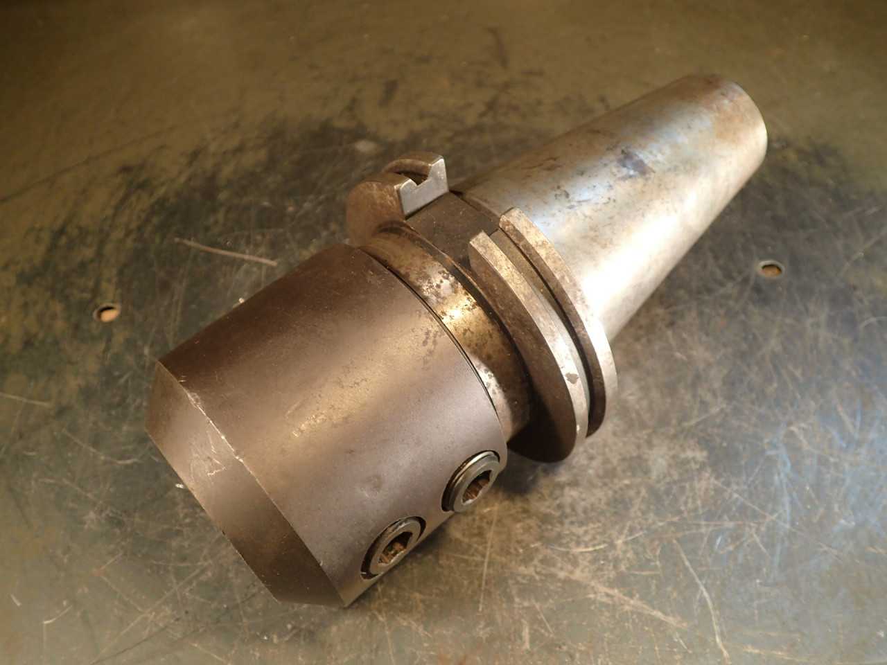 1-1/2" End Mill Tool Holder: 4" Projection, CAT-50V-Flange Taper Shank - MACHINING ACCESSORIES & TOOLING