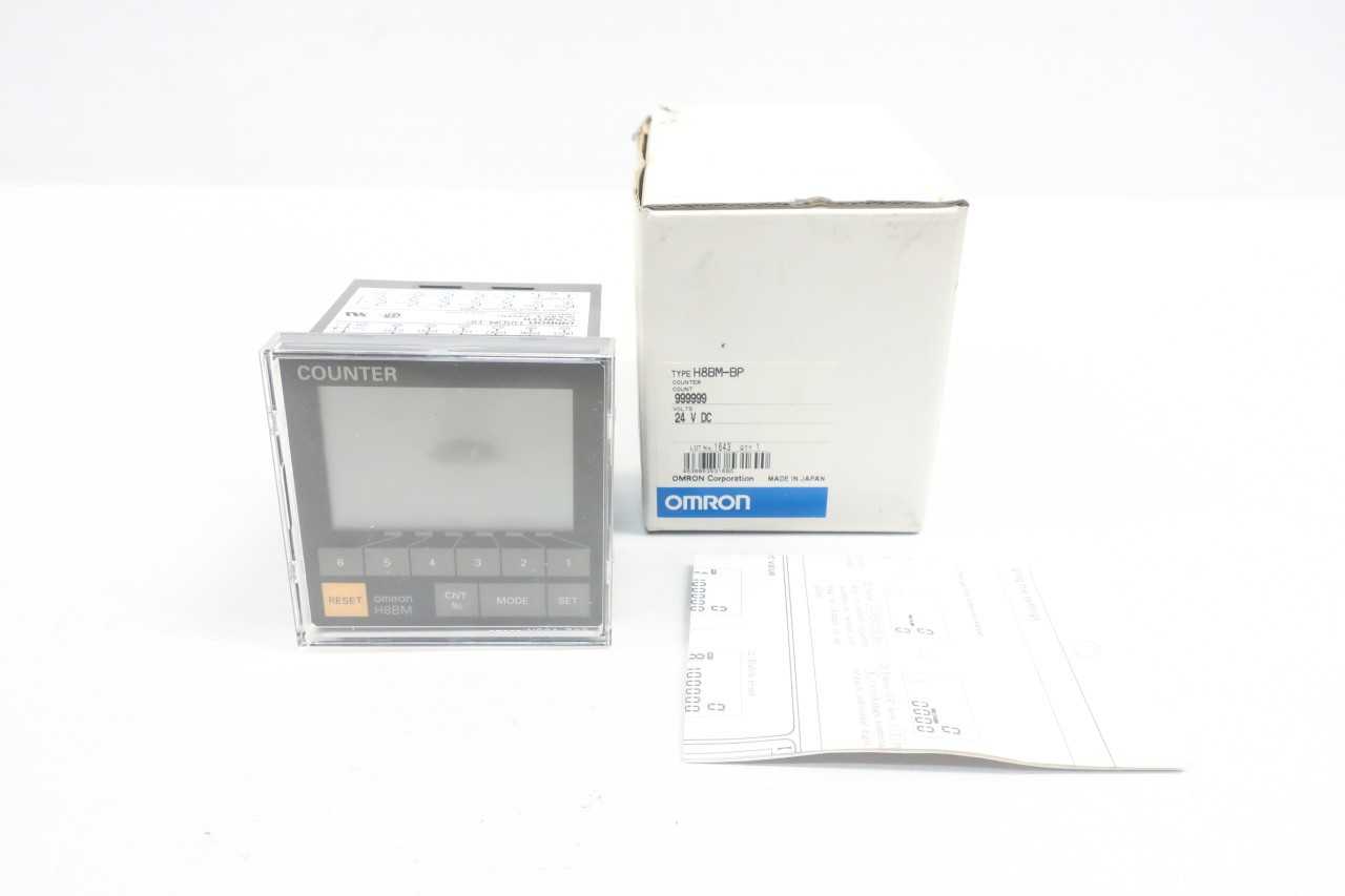 OMRON H8BMBP COUNTER 24VDC - LAB & SCIENTIFIC OMRON H8BMBP COUNTER 24VDC - LAB & SCIENTIFIC